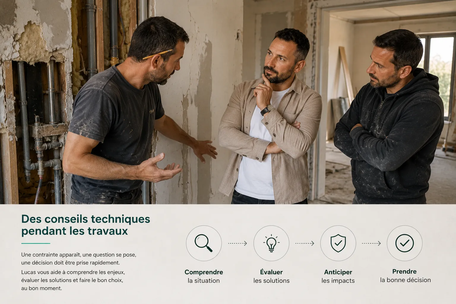Conseils techniques pendant les travaux